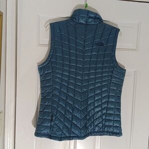 The North Face Quilted Blue Vest